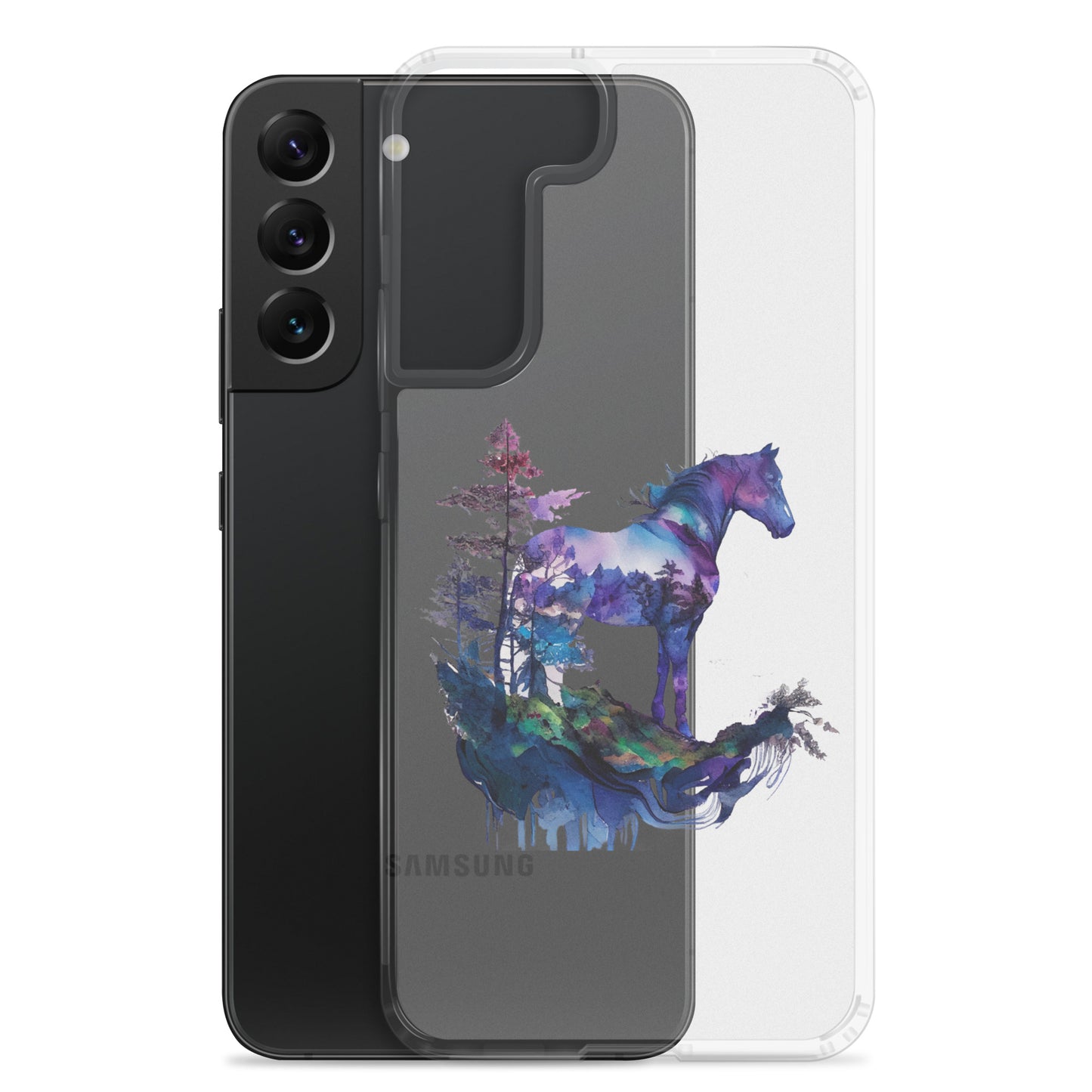 Indigo Mountain Horse Clear Case for Samsung®