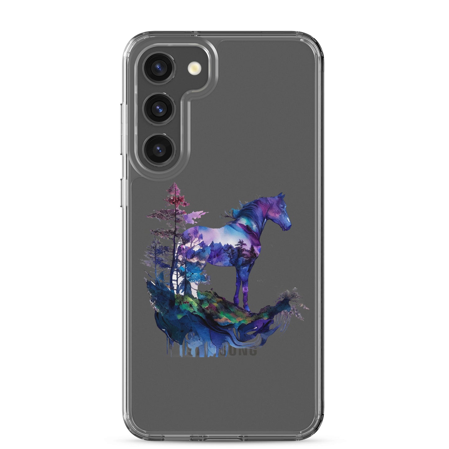 Indigo Mountain Horse Clear Case for Samsung®