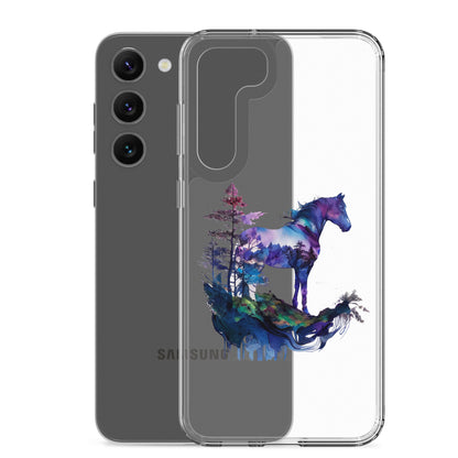 Indigo Mountain Horse Clear Case for Samsung®