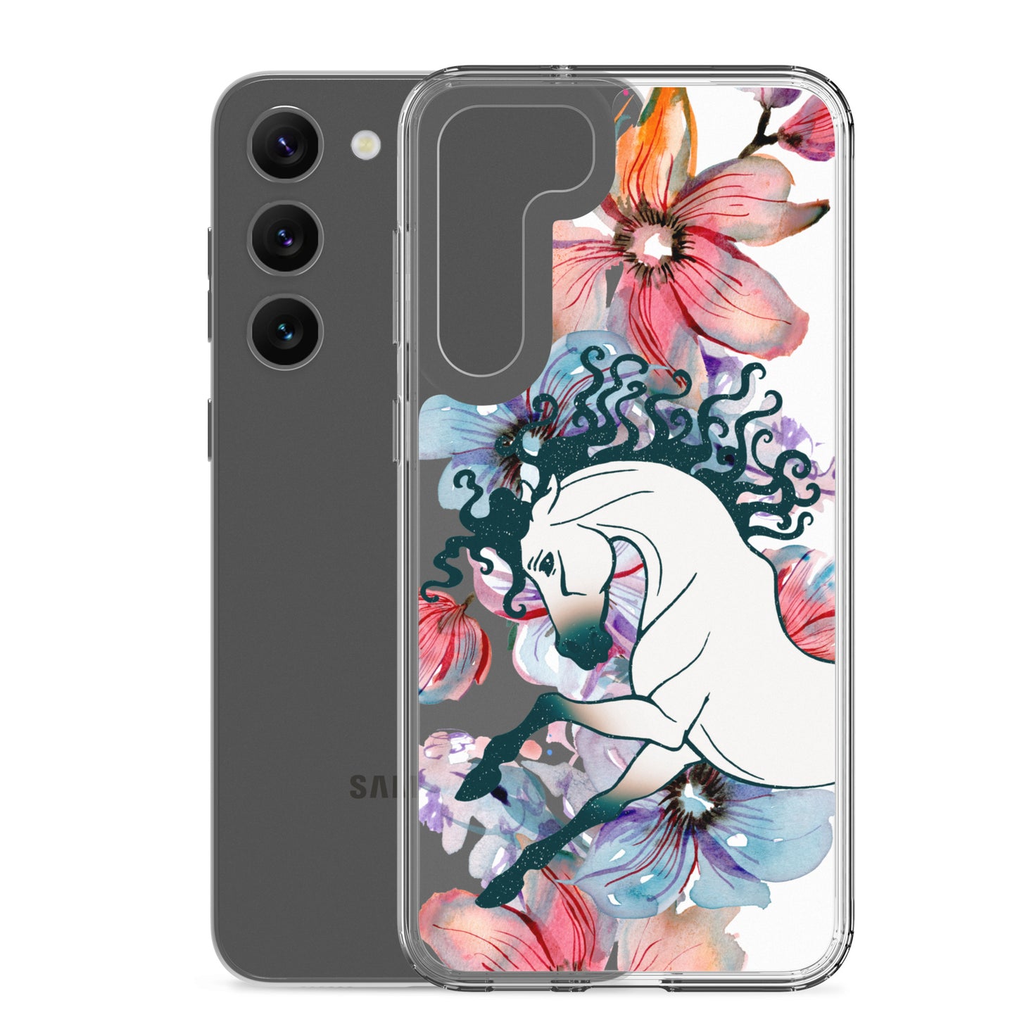 Equine Blossom Clear Case for Samsung®