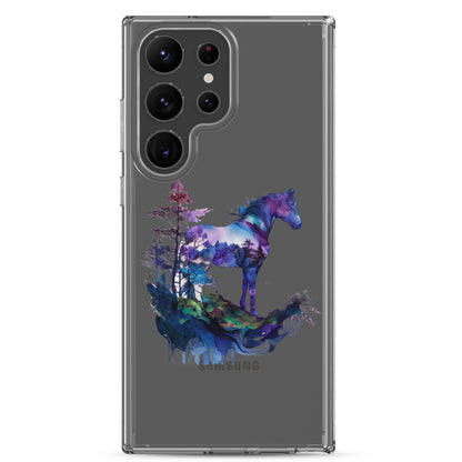 Indigo Mountain Horse Clear Case for Samsung®