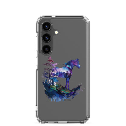 Indigo Mountain Horse Clear Case for Samsung®