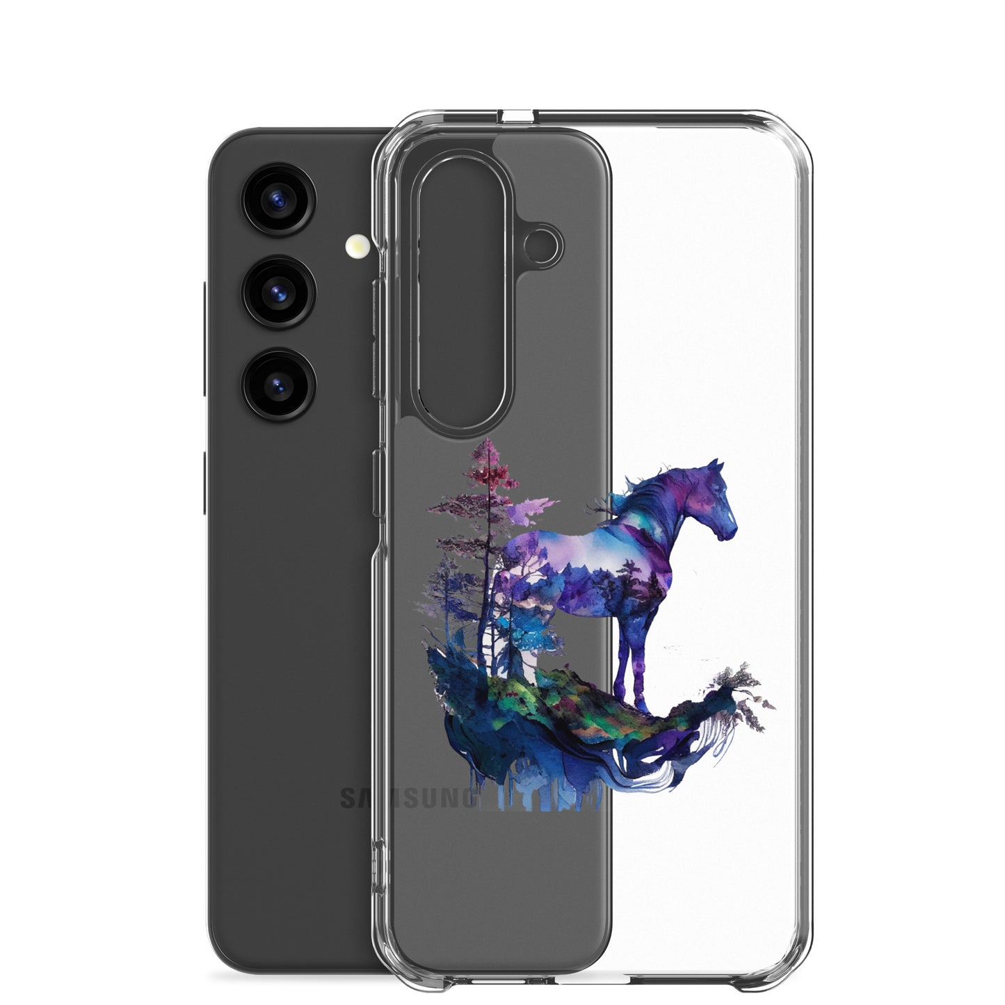 Indigo Mountain Horse Clear Case for Samsung®