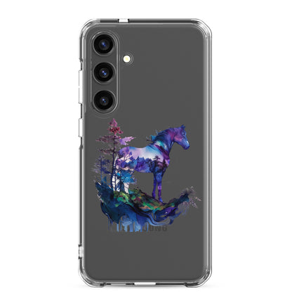 Indigo Mountain Horse Clear Case for Samsung®