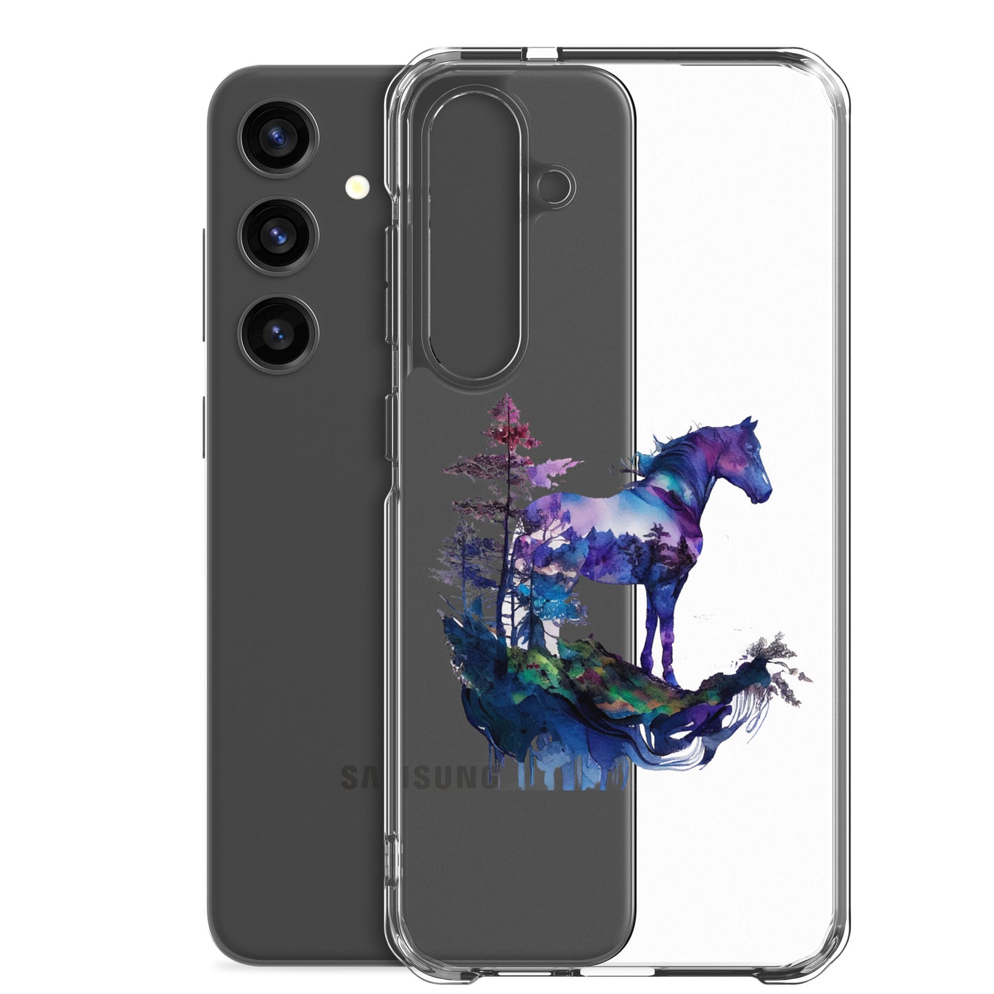 Indigo Mountain Horse Clear Case for Samsung®