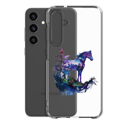 Indigo Mountain Horse Clear Case for Samsung®