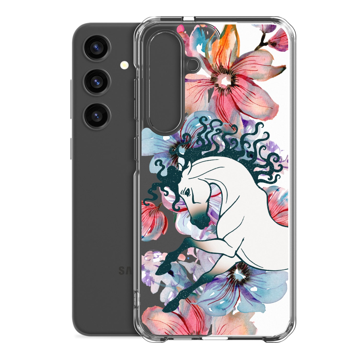 Equine Blossom Clear Case for Samsung®