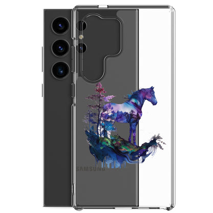 Indigo Mountain Horse Clear Case for Samsung®