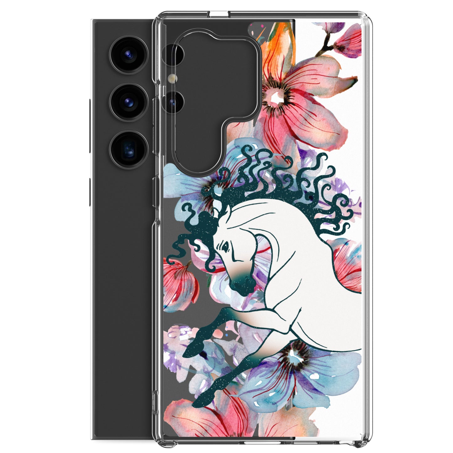 Equine Blossom Clear Case for Samsung®