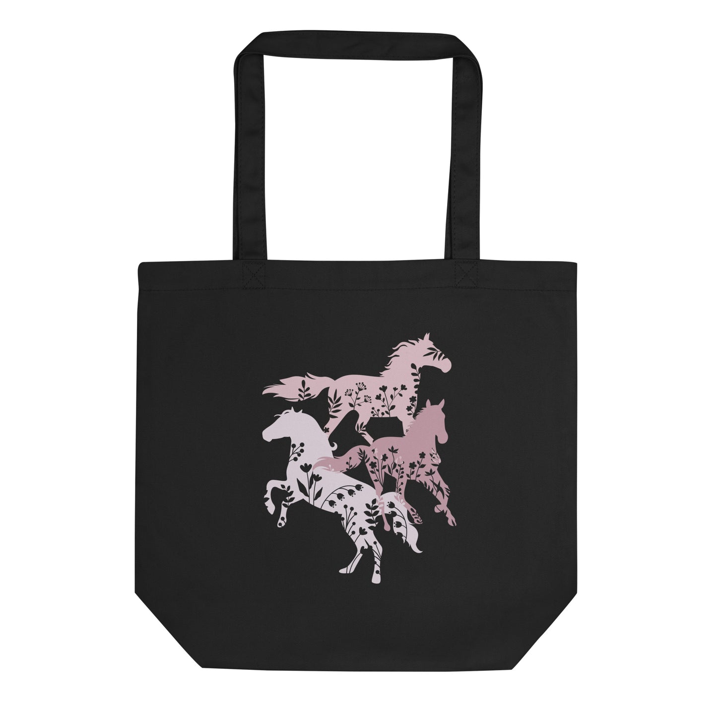 Wildflowers and Horses Eco Tote Bag