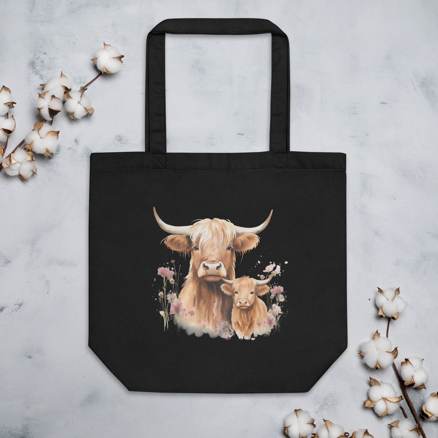 Highland Cows Eco Tote Bag