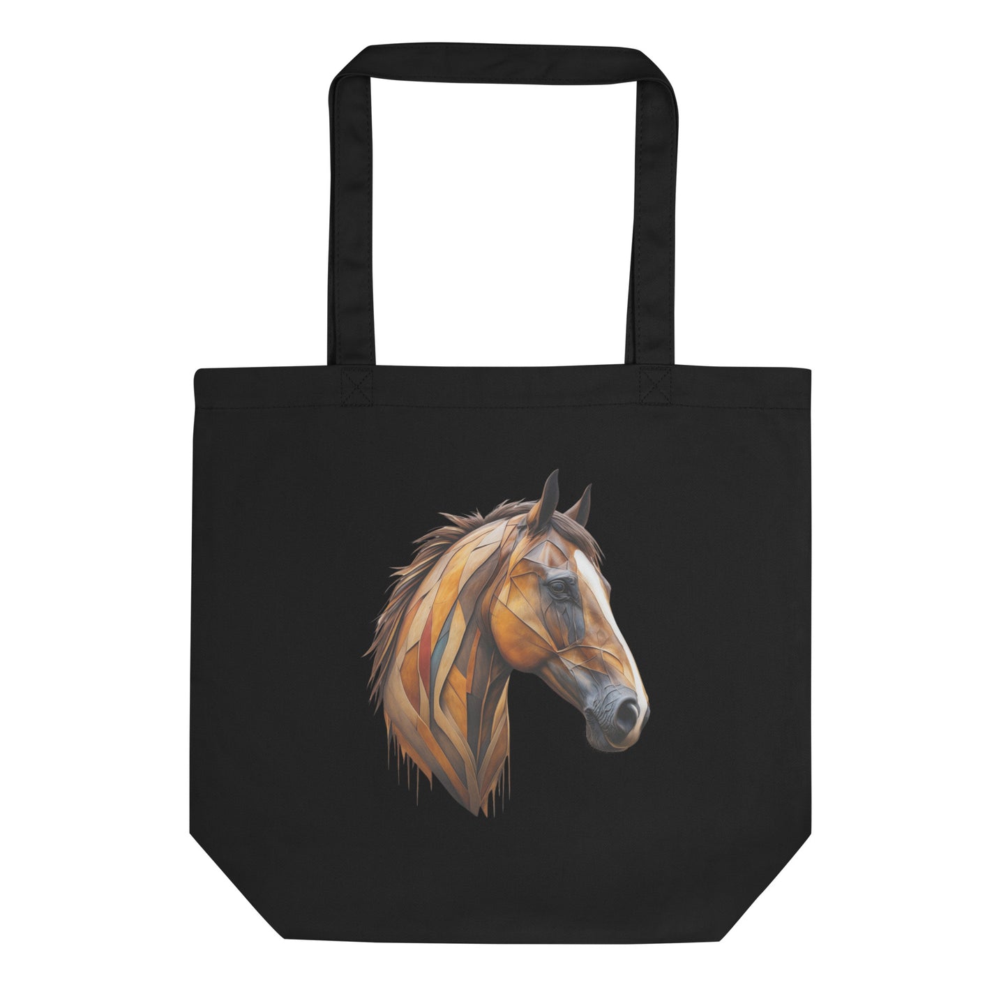 Geometric Horseplay Eco Tote Bag
