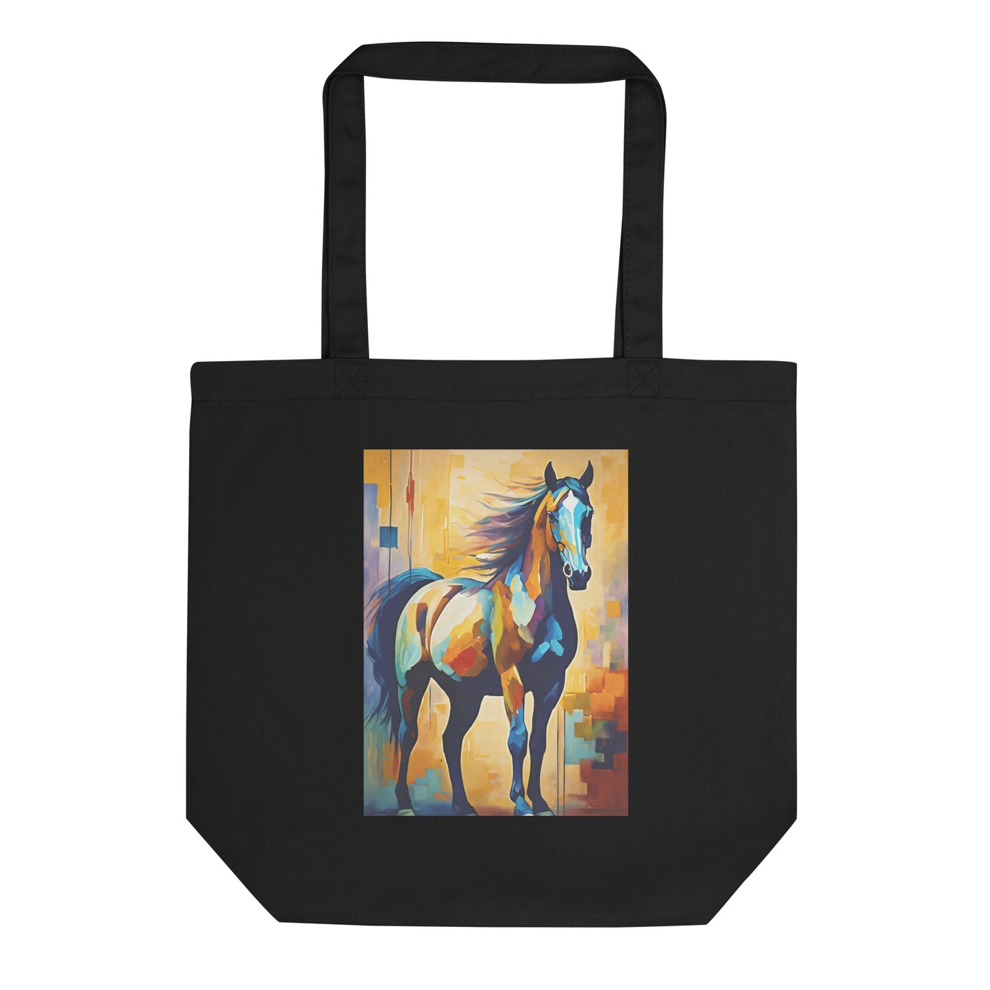Abstract Equine Eco Tote Bag