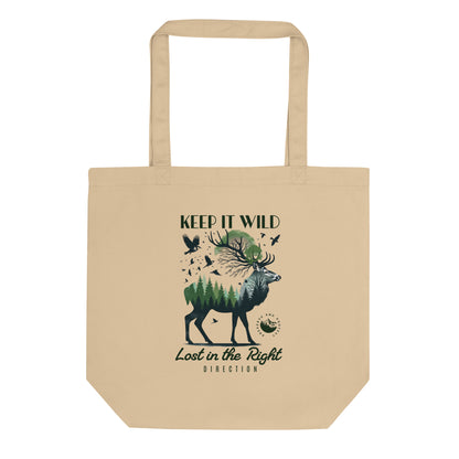 Keep It Wild Lost In The Right Direction Eco Tote Bag