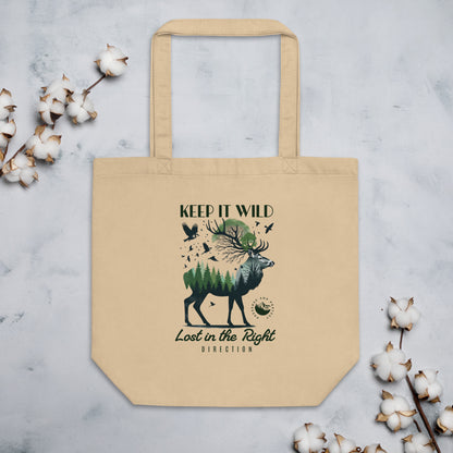 Keep It Wild Lost In The Right Direction Eco Tote Bag