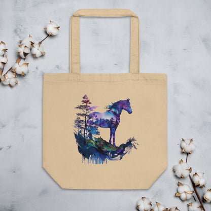 Indigo Mountain Horse Eco Tote Bag