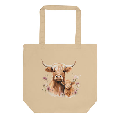 Highland Cows Eco Tote Bag