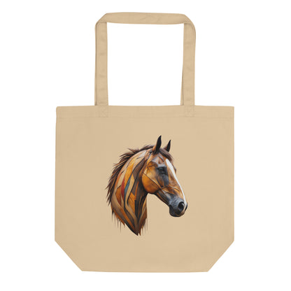 Geometric Horseplay Eco Tote Bag
