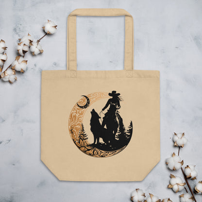 Howlin' at the Moon Eco Tote Bag