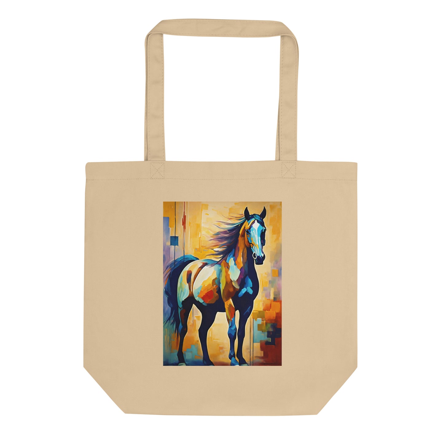 Abstract Equine Eco Tote Bag