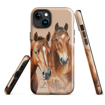 Horse Breeds - Quarter Horse MagSafe® tough case for iPhone®