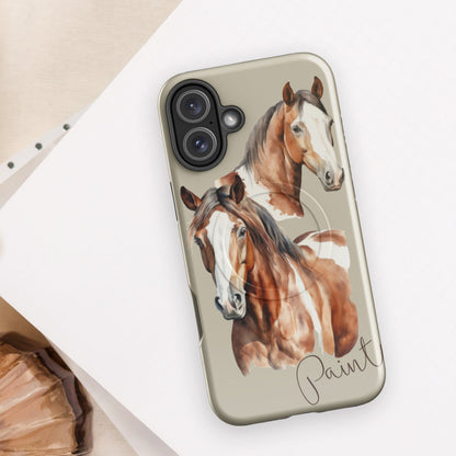 Horse Breeds - Paint MagSafe® tough case for iPhone®