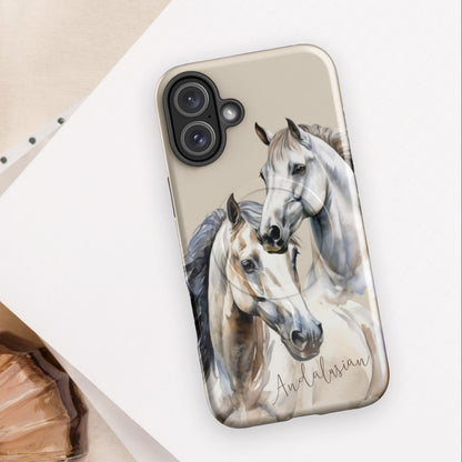 Horse Breeds - Andalusian MagSafe® tough case for iPhone®