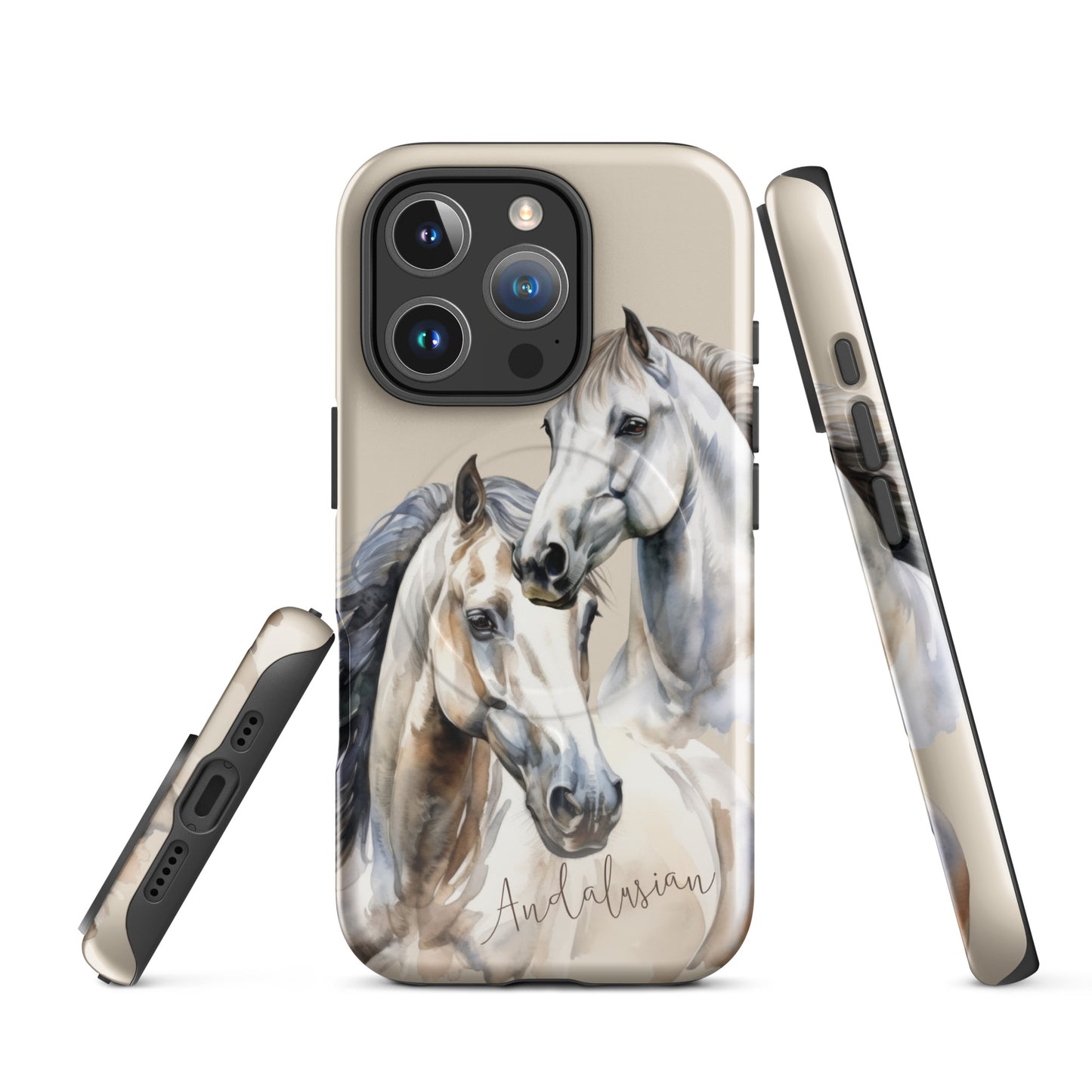 Horse Breeds - Andalusian MagSafe® tough case for iPhone®