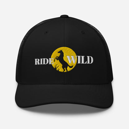 Ride Wild Embroidered Trucker Cap