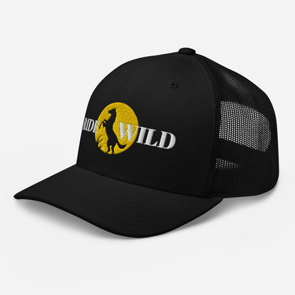 Ride Wild Embroidered Trucker Cap