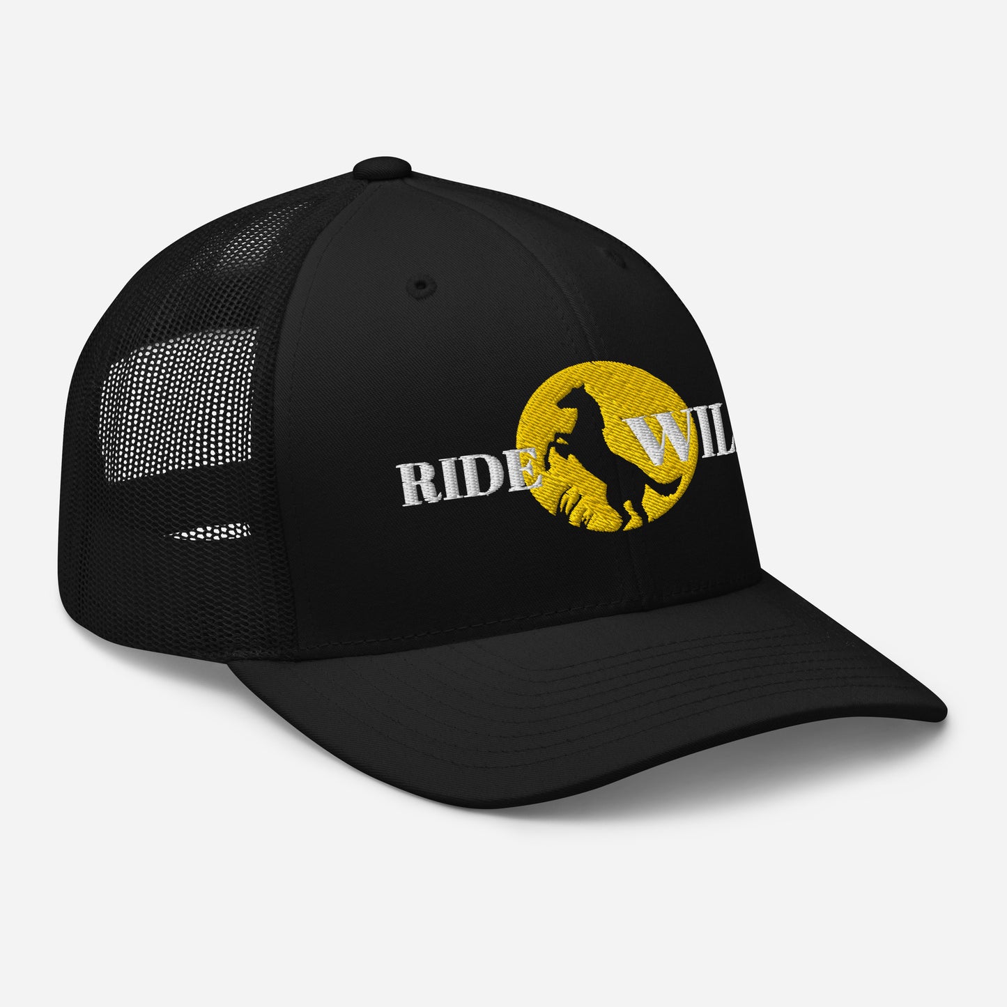 Ride Wild Embroidered Trucker Cap