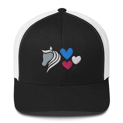 Love My Horse Embroidered Trucker Cap