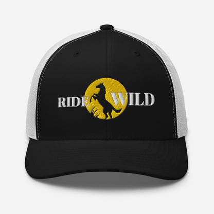 Ride Wild Embroidered Trucker Cap