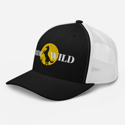 Ride Wild Embroidered Trucker Cap