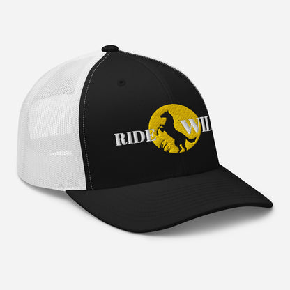 Ride Wild Embroidered Trucker Cap