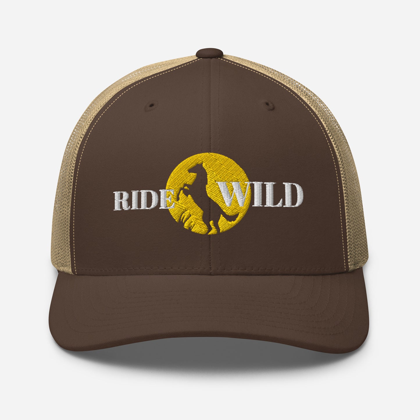 Ride Wild Embroidered Trucker Cap