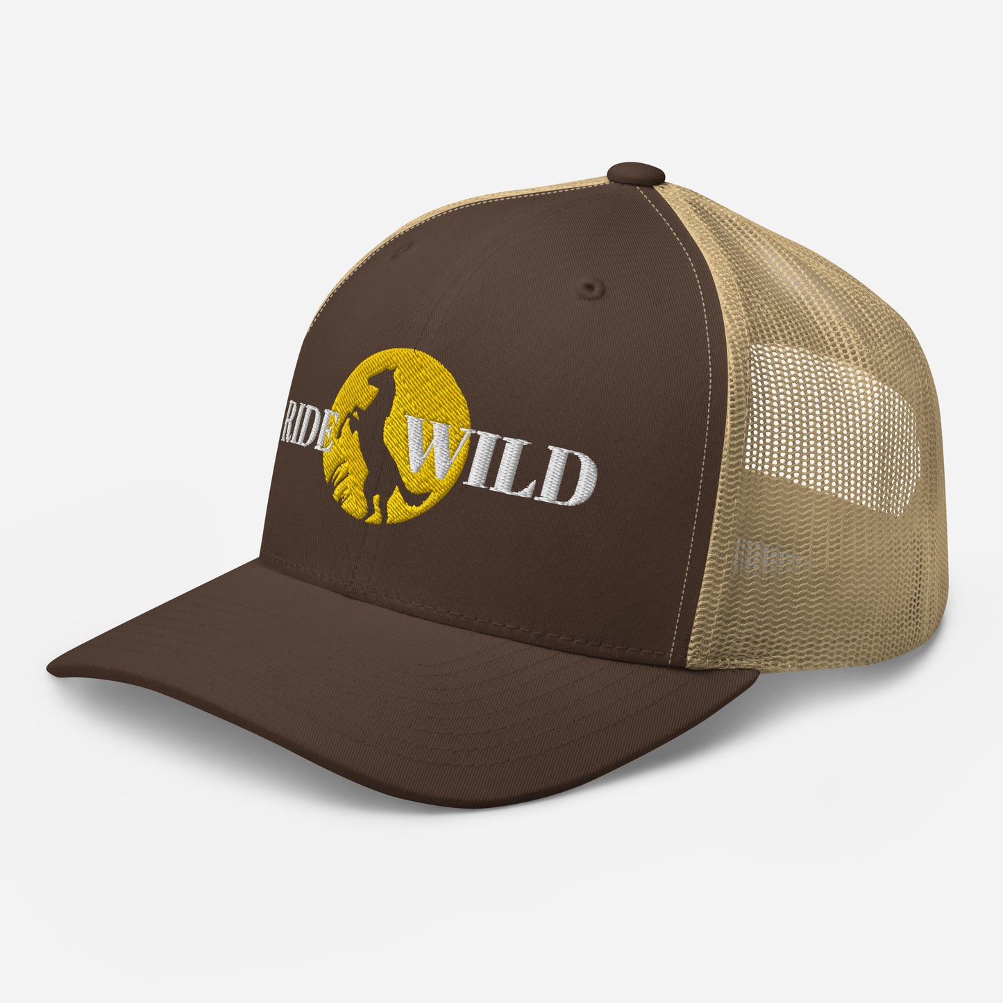 Ride Wild Embroidered Trucker Cap