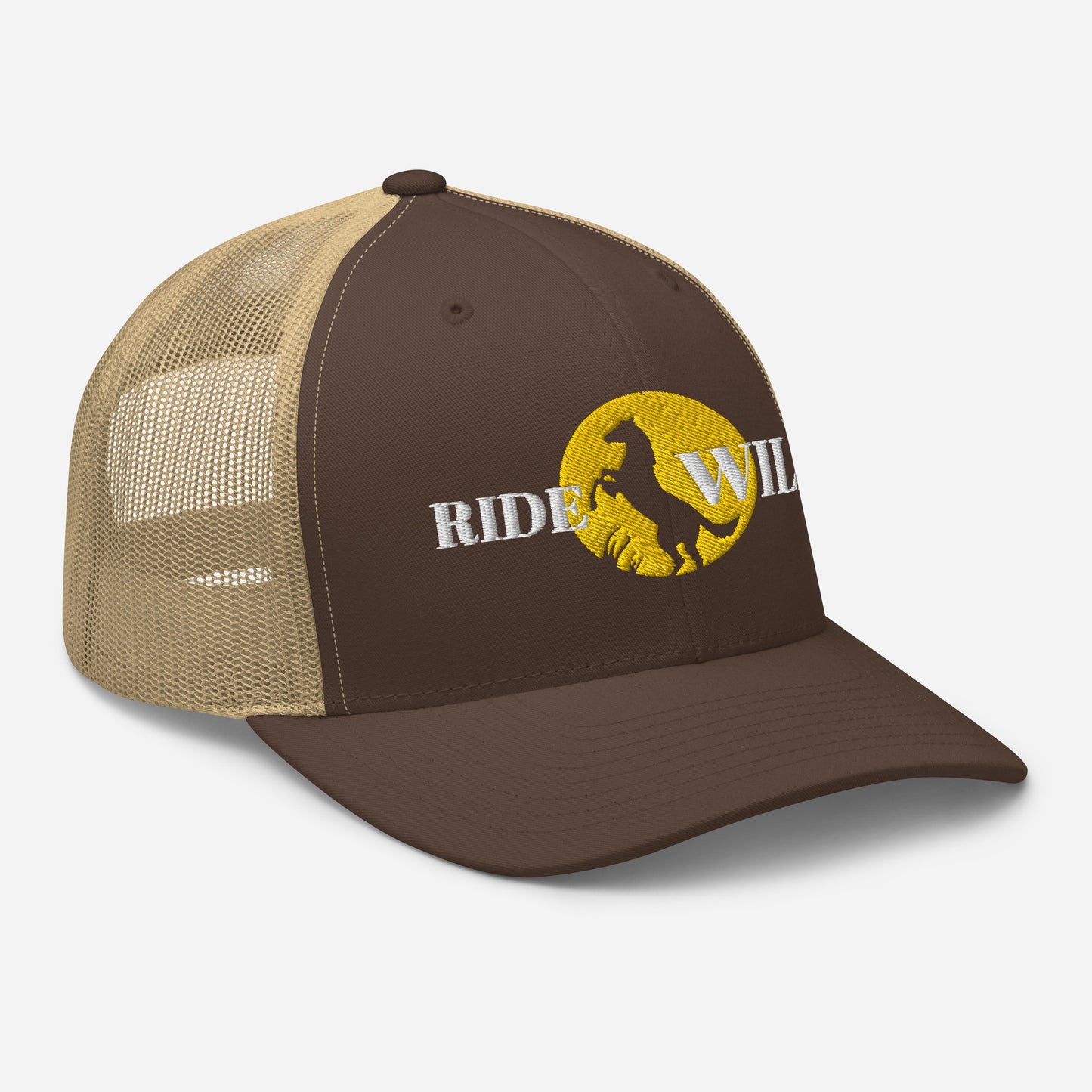 Ride Wild Embroidered Trucker Cap