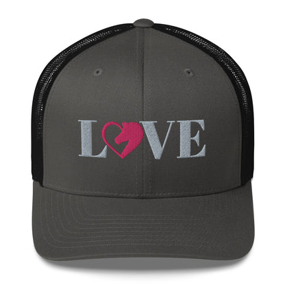 Love Horses  Embroidered Trucker Cap