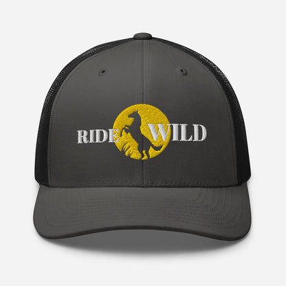 Ride Wild Embroidered Trucker Cap