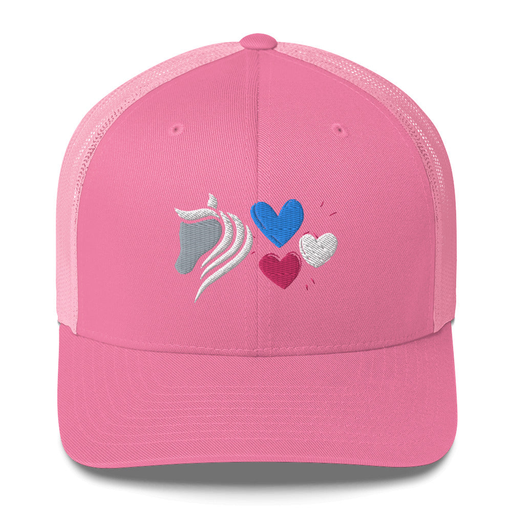 Love My Horse Embroidered Trucker Cap