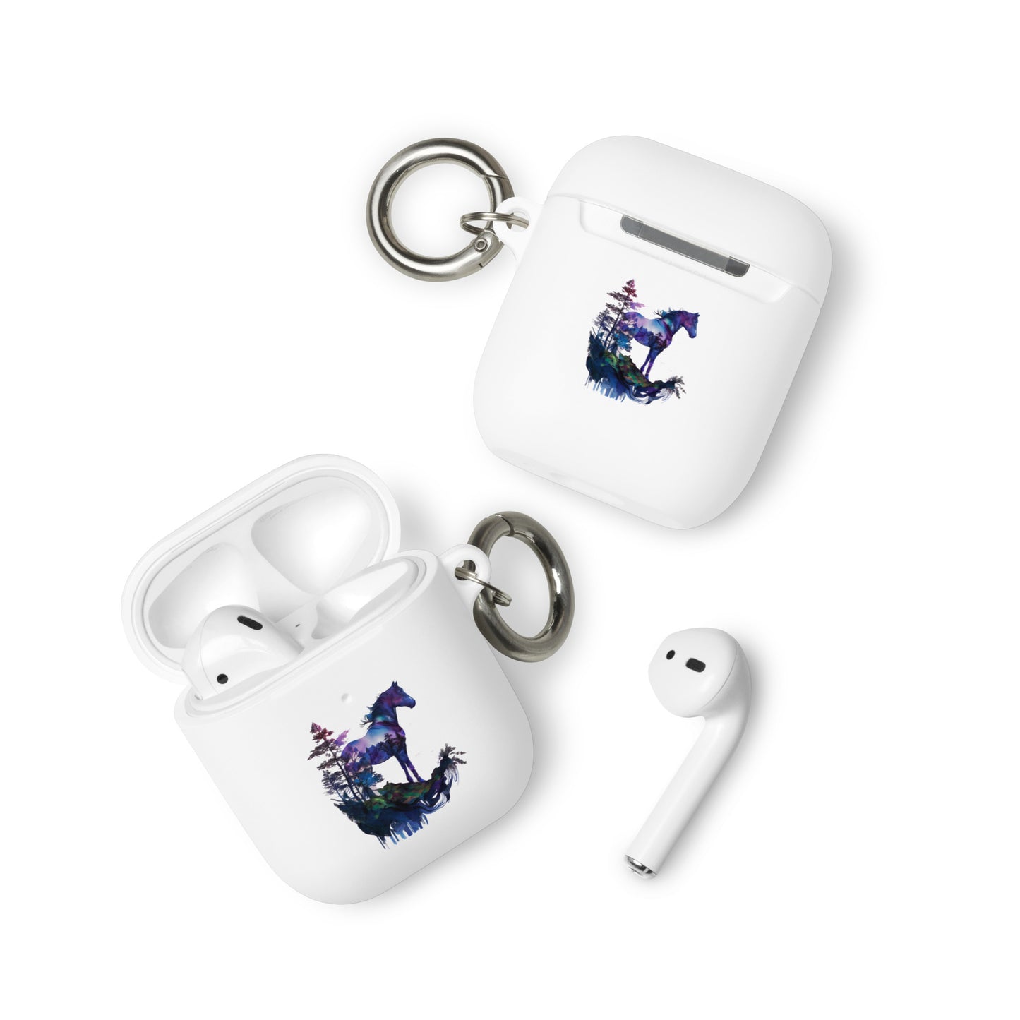 Indigo Mountain Horse Rubber Case for AirPods®