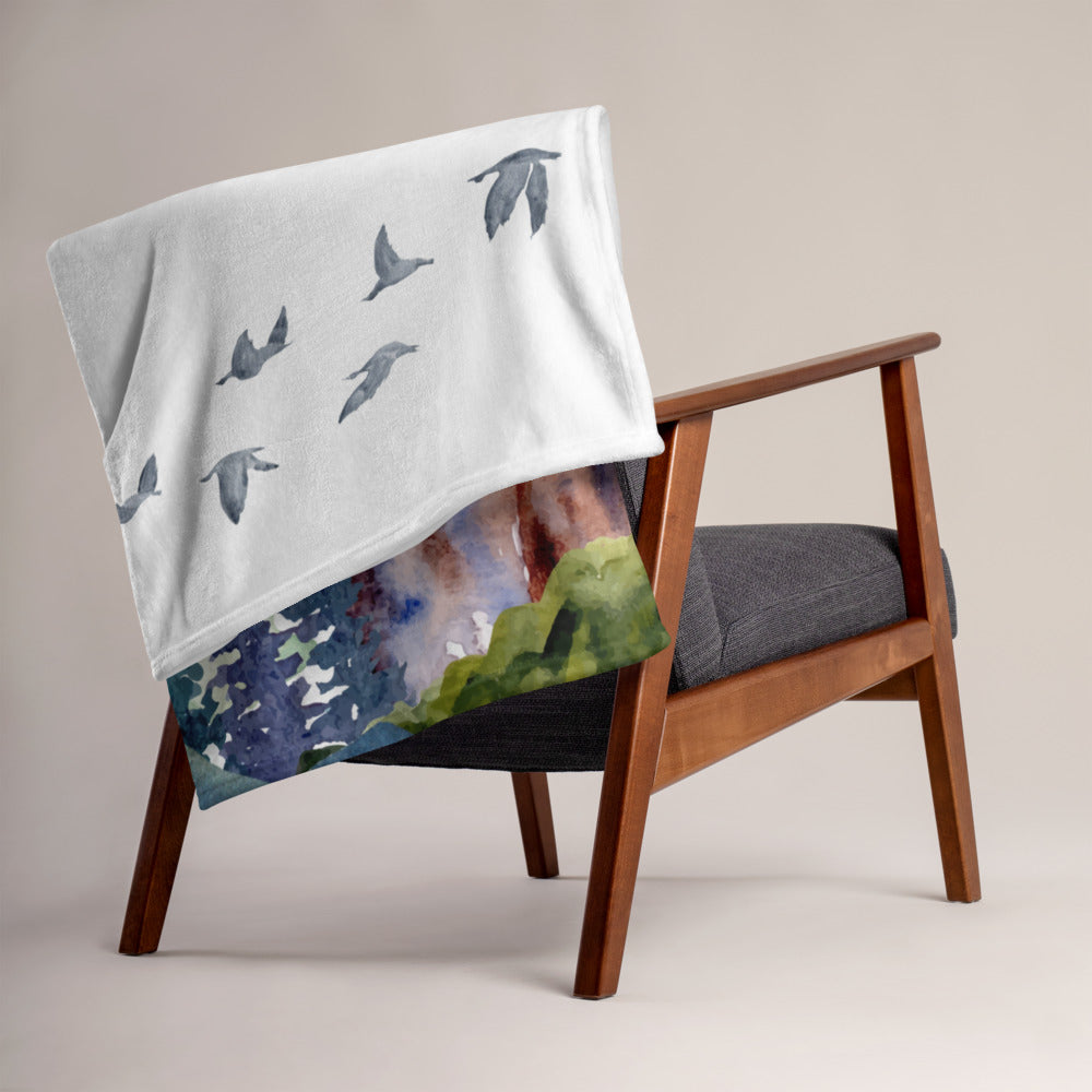 Wander Without Limits Throw Blanket