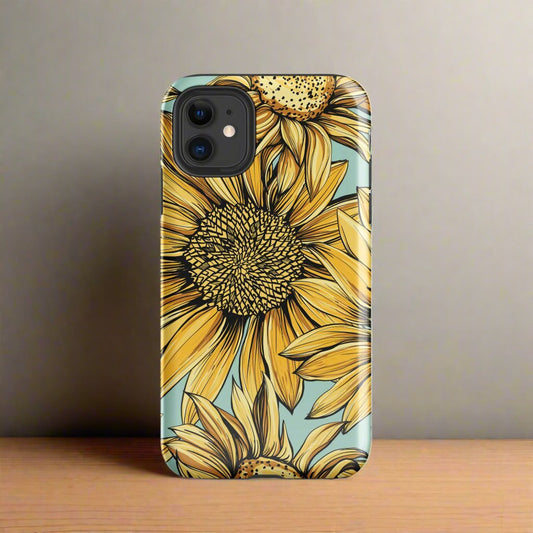 Sunny Flowers Tough Case for iPhone®