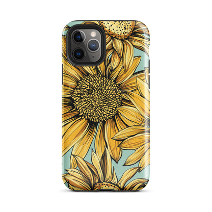 Sunny Flowers Tough Case for iPhone®