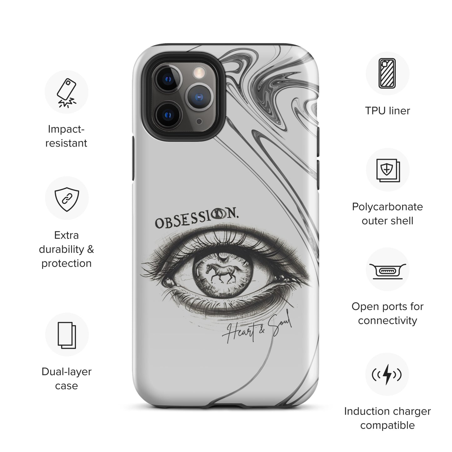 Obsession Heart & Soul Tough Case for iPhone®