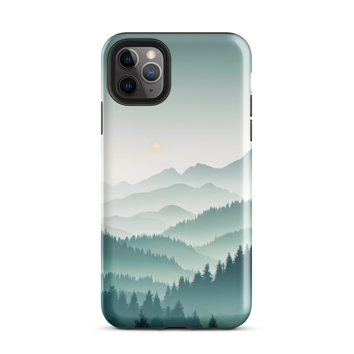 Blue Mountain Silhouette Tough Case for iPhone®