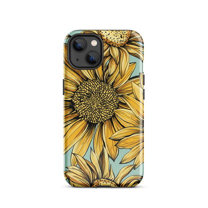 Sunny Flowers Tough Case for iPhone®