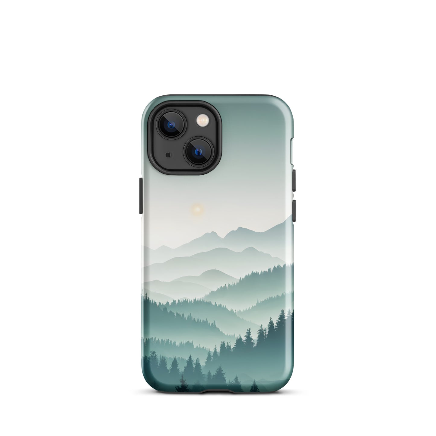 Blue Mountain Silhouette Tough Case for iPhone®