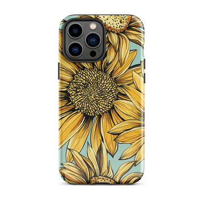 Sunny Flowers Tough Case for iPhone®